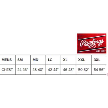 Rawlings LSRT Crew Neck Long Sleeve XXL Scarlet